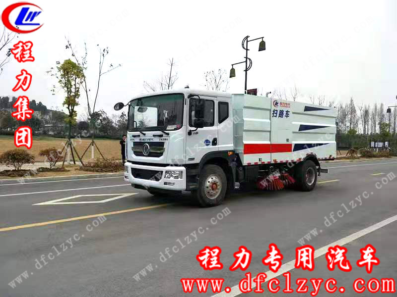 湖北程力東風多利卡D9掃路車