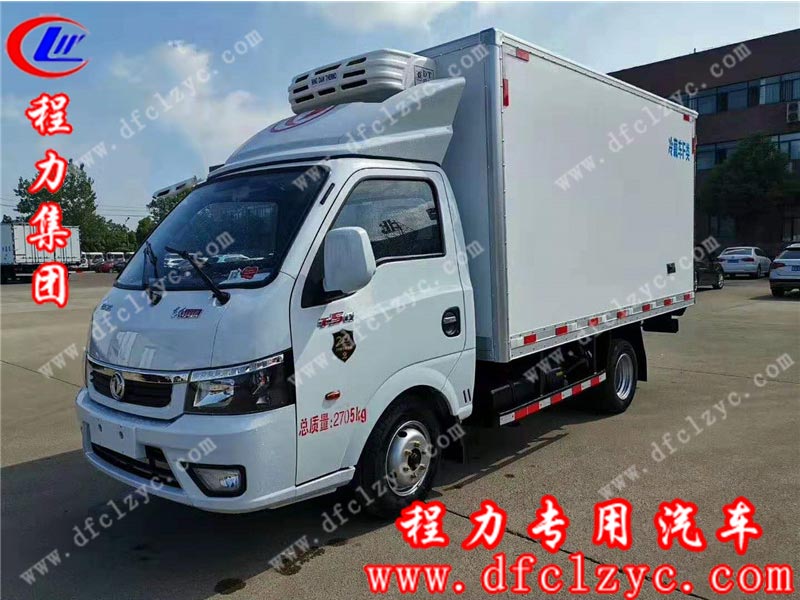 程力專用汽車股份有限公司生產(chǎn)國六東風(fēng)途逸冷藏車